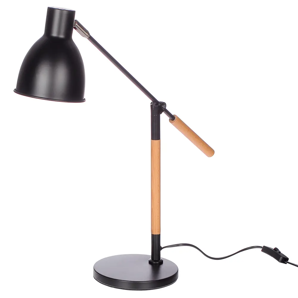 Светильник настольный «Nature» KD-333 1хЕ27х40 Вт, цвет чёрный CAMELION STLM-2097363