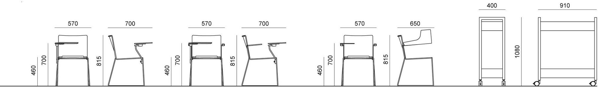 Diemmebi Стул на санках с подлокотниками Lafilò sun-id-1355741 - Вид №4