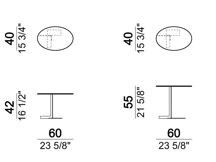 Круглый стеклянный журнальный столик Arketipo LITH ARCH-00147931 - Вид №4