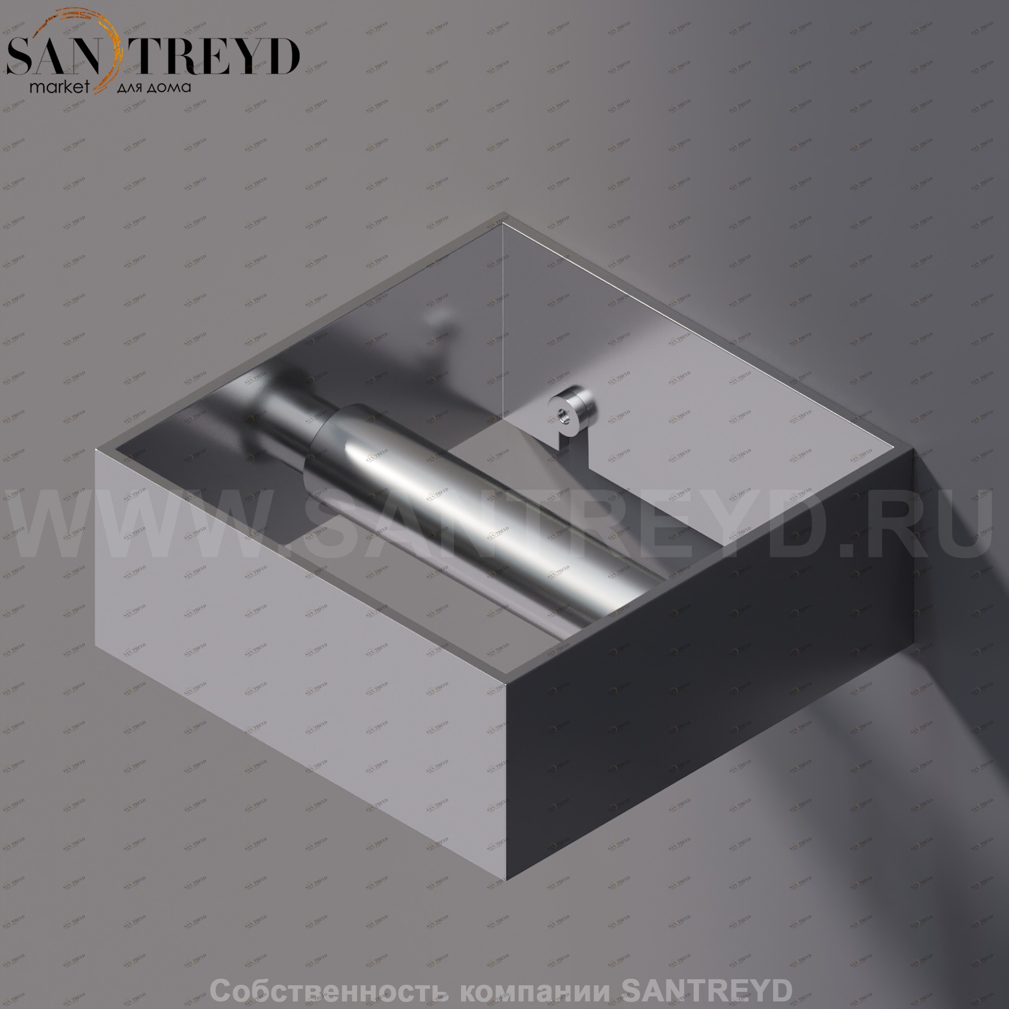 Agape 369 Держатель для туалетной бумаги хромированный A369219A