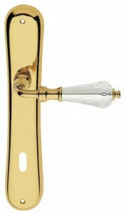 LINEA CALI' Ручка из хромированной латуни с кристаллами Swarovski® на пластине Veronica