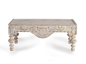 Прямоугольный журнальный столик из манго