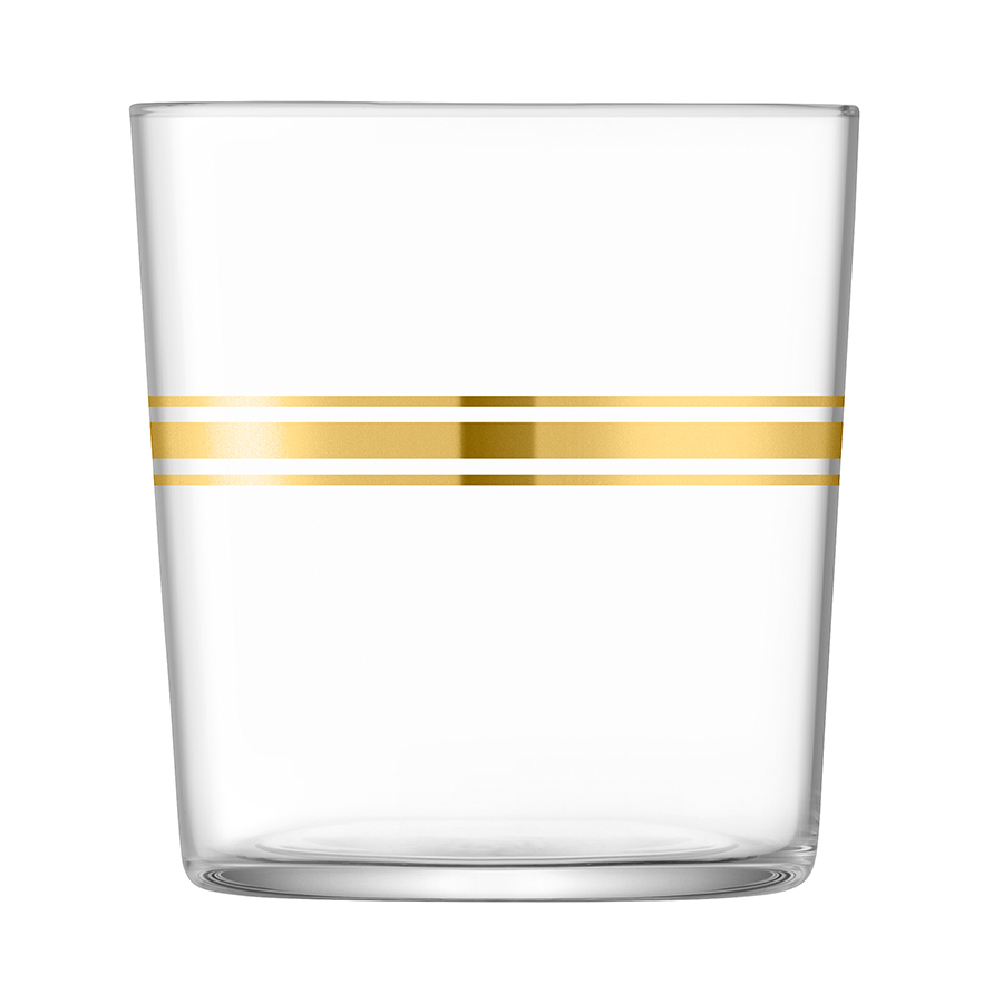 Набор из 8 стаканов с золотым декором Deco 390 мл LSA International G133713216 - Вид №1