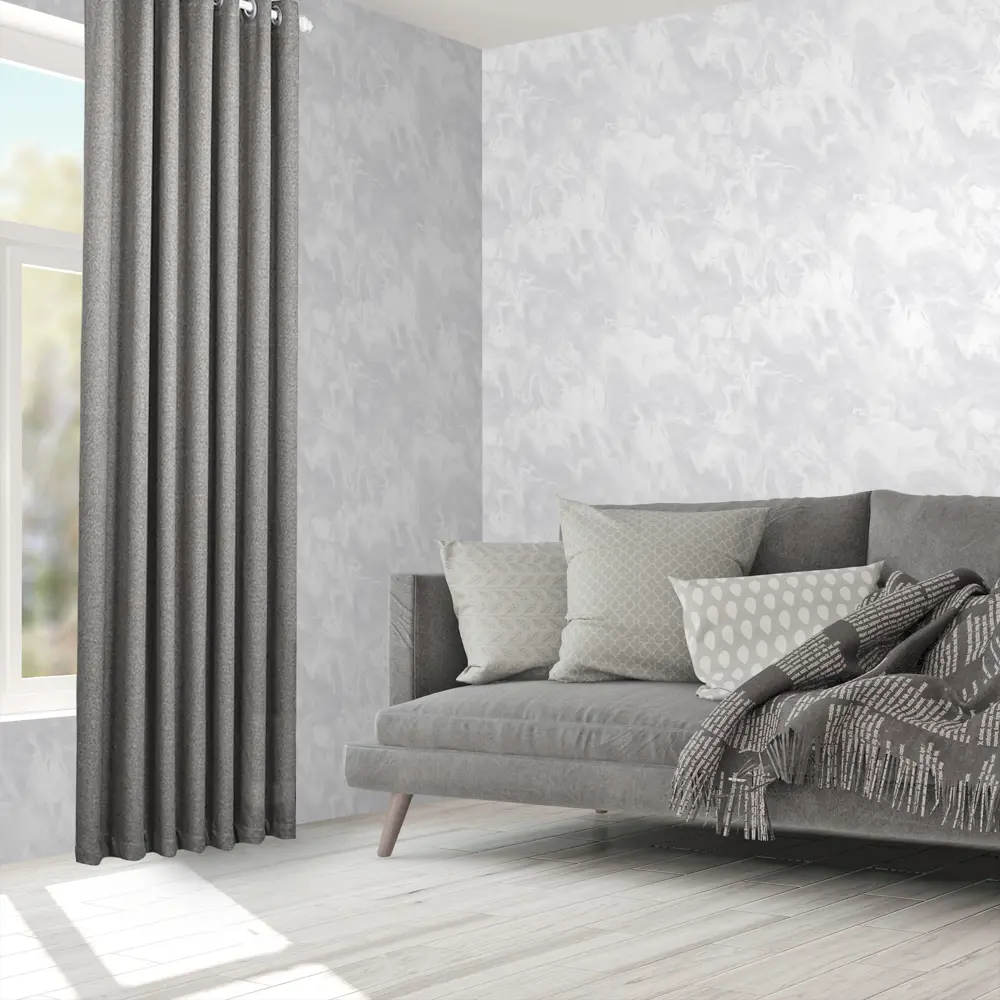 Обои флизелиновые Inspire Wave серые 1.06 м Granit 3 STLM-2122225 - Вид №3