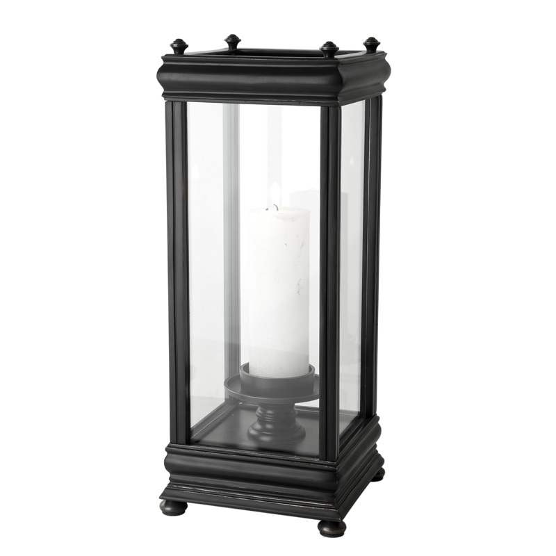 Подсвечник-фонарь металлический черный Prince Charles от Eichholtz EICHHOLTZ EICHHOLTZ 060271 Черный  - Вид №2