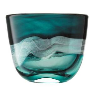 Ваза Forest В, 22 см, сине-зеленая