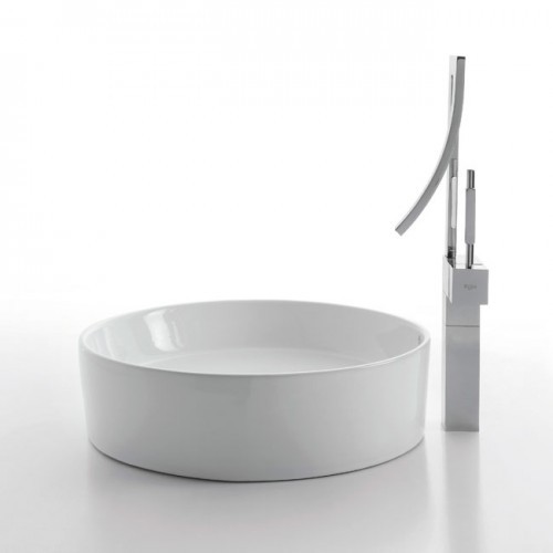 KCV-140 Накладная раковина на столешницу  прямоугольная Krausru  - Вид №6