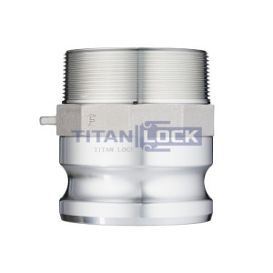 Камлок алюминиевый тип F серия "EcoLine", ниппель наруж. резьба BSP 8", TL800FAL-EL TITAN LOCK