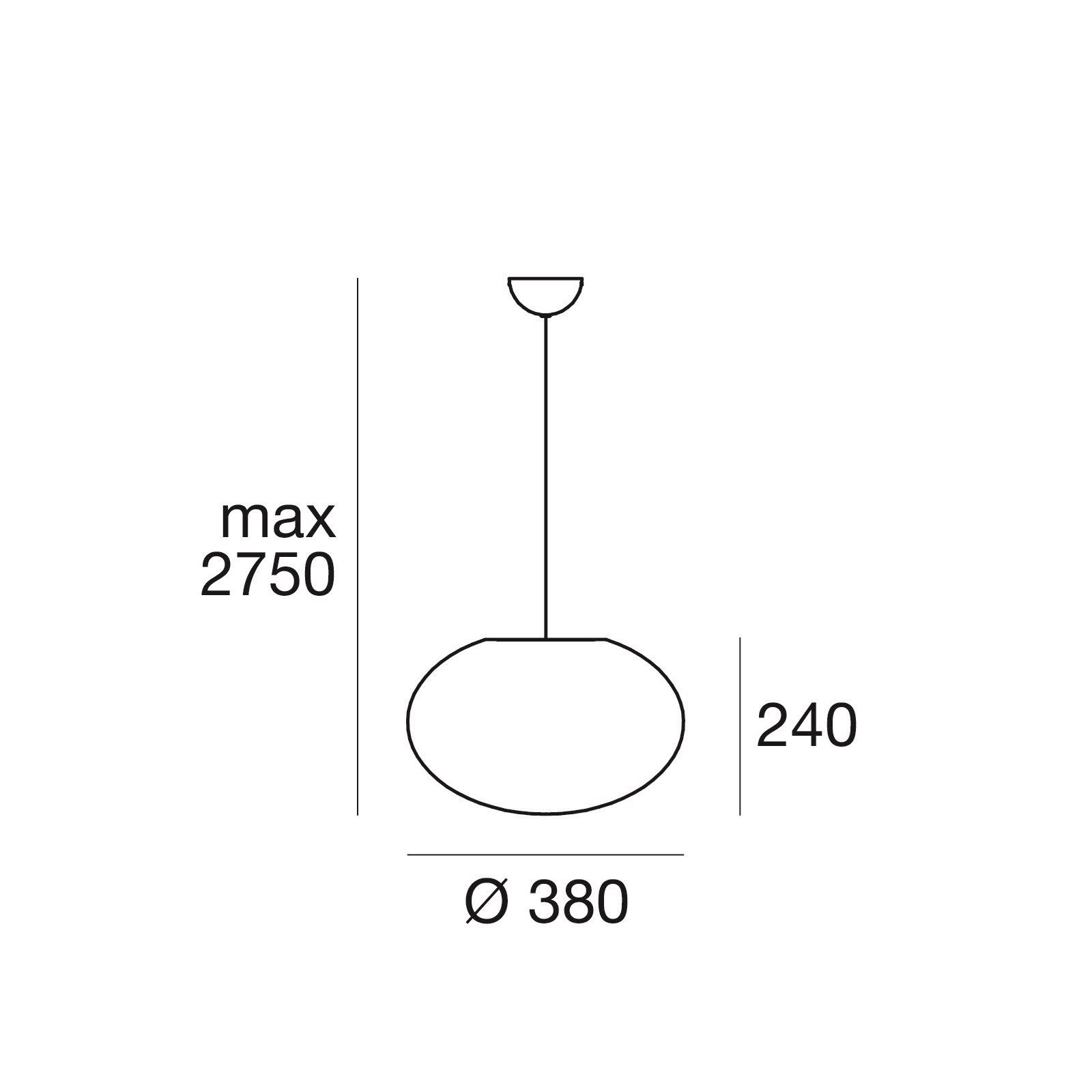 Открытый подвесной светильник из полиэтилена Linea Light Group О! Smash ARCH-00043480 - Вид №3