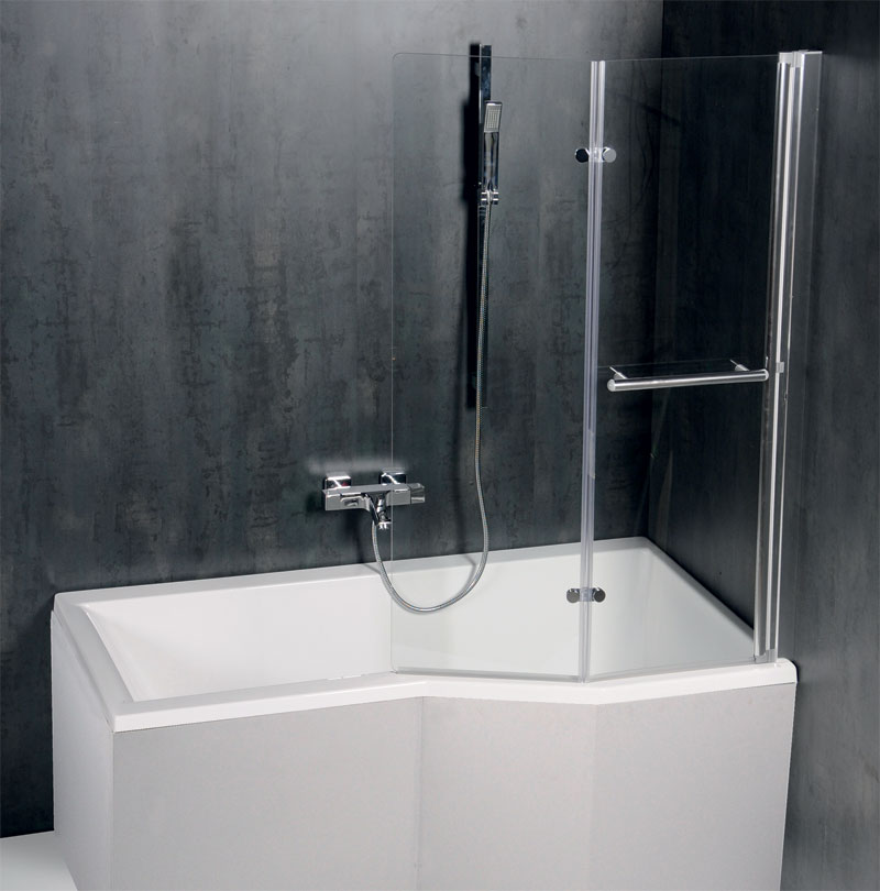 37127 Душевое ограждения на борт вынны Polysan Чехия Odessa