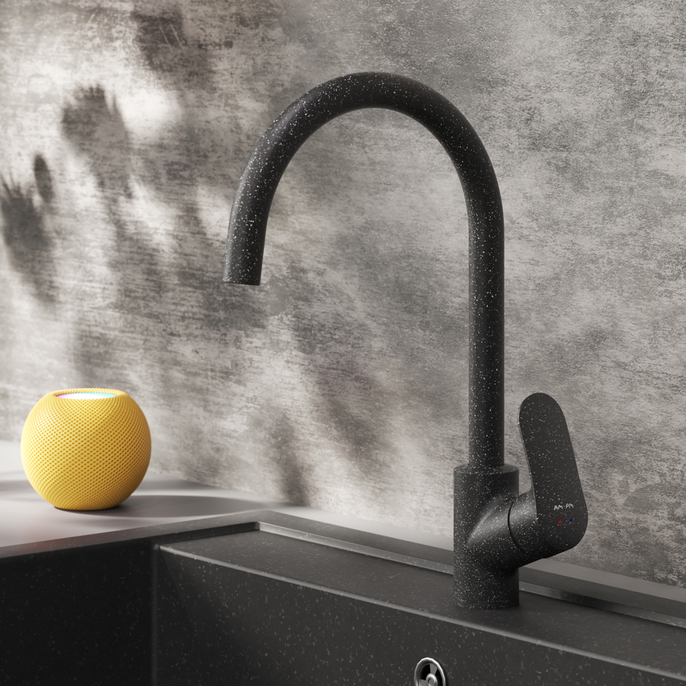 F8007122 смеситель для кухни элегантный черный шт AM.PM Like