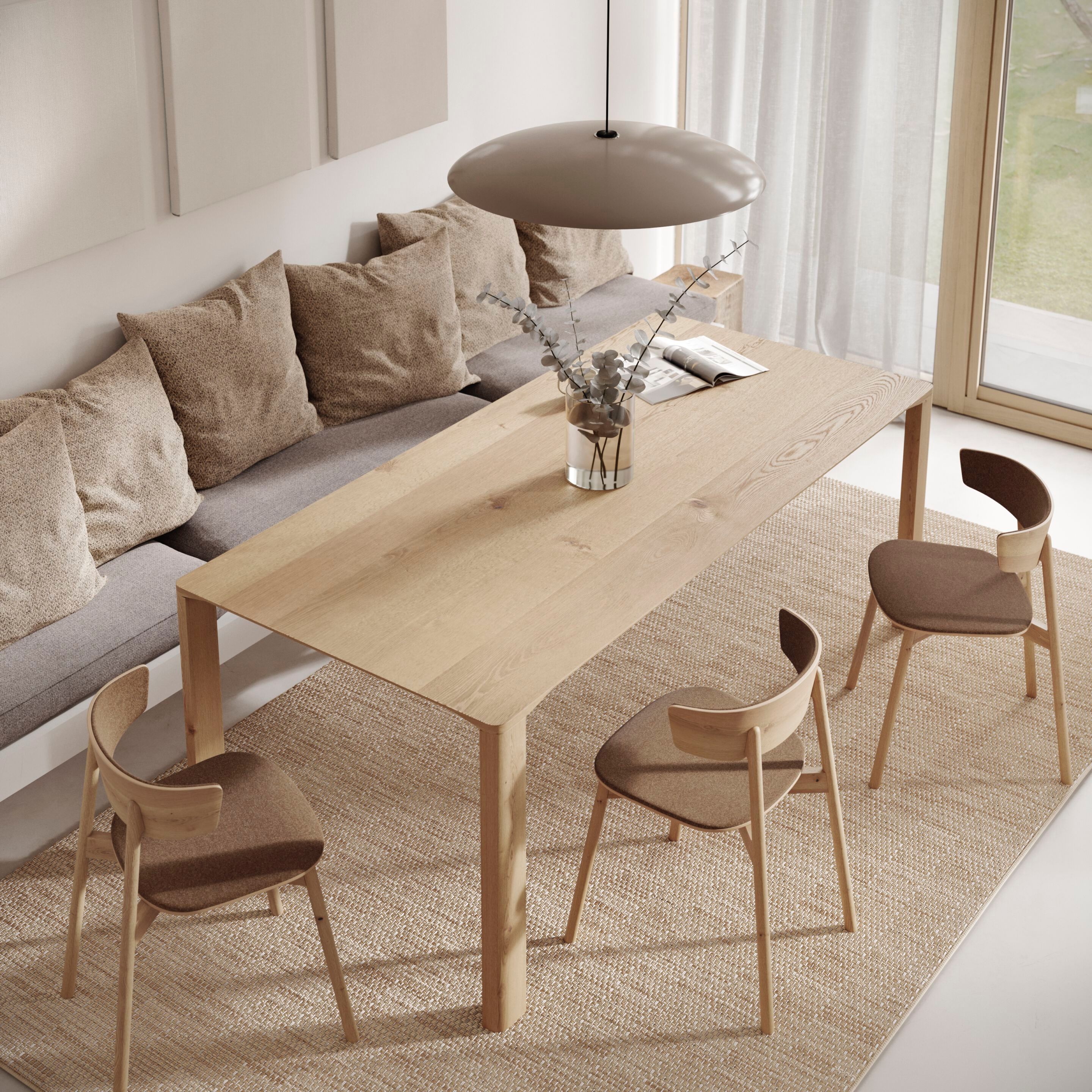 Деревянный прямоугольный стол TREKU SENDO ARCH-00026148 - Вид №1