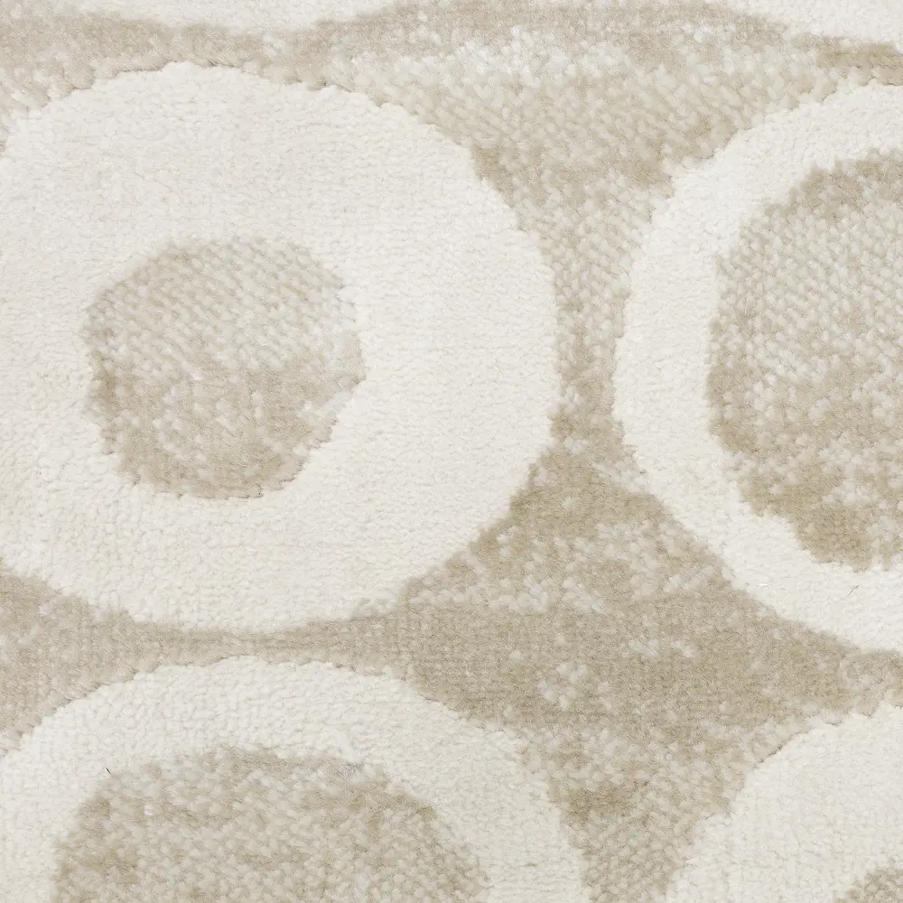 Santreyd Ковровое покрытие «Кружочки» бежевое 3 метра 89337420 STLM-0888922 - Вид №1