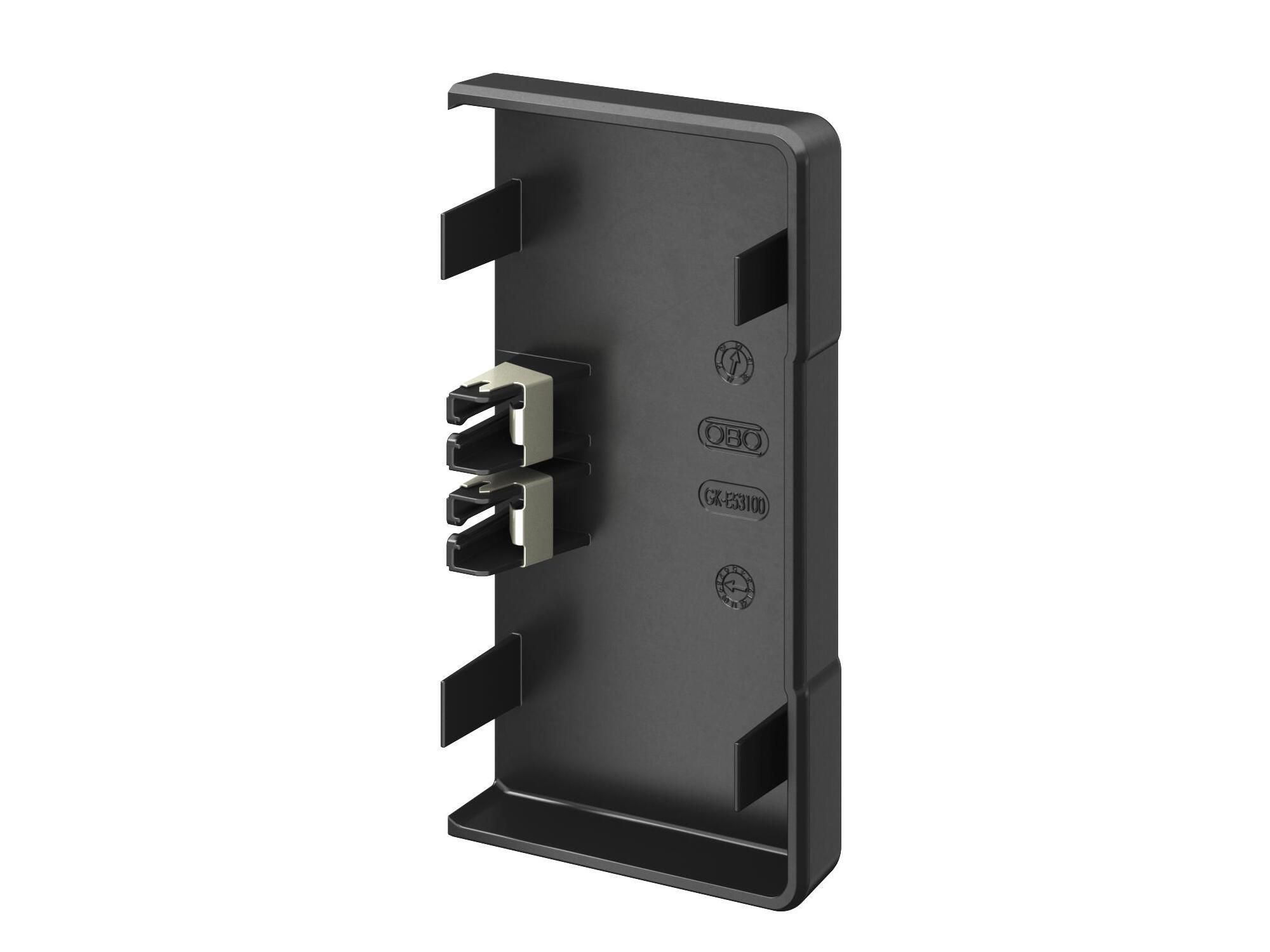 Пластиковая крышка для труб OBO Bettermann BlackLine ARCH-00016959