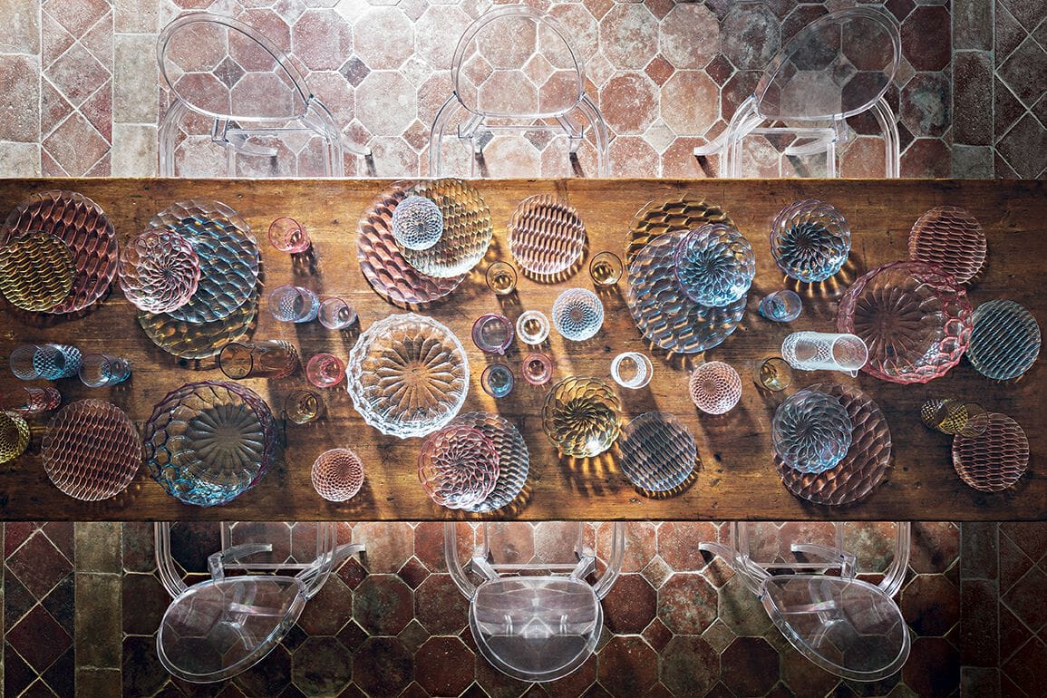 Набор круглых плит из инженерного пластика Kartell Jellies Family ARCH-00148295 - Вид №4