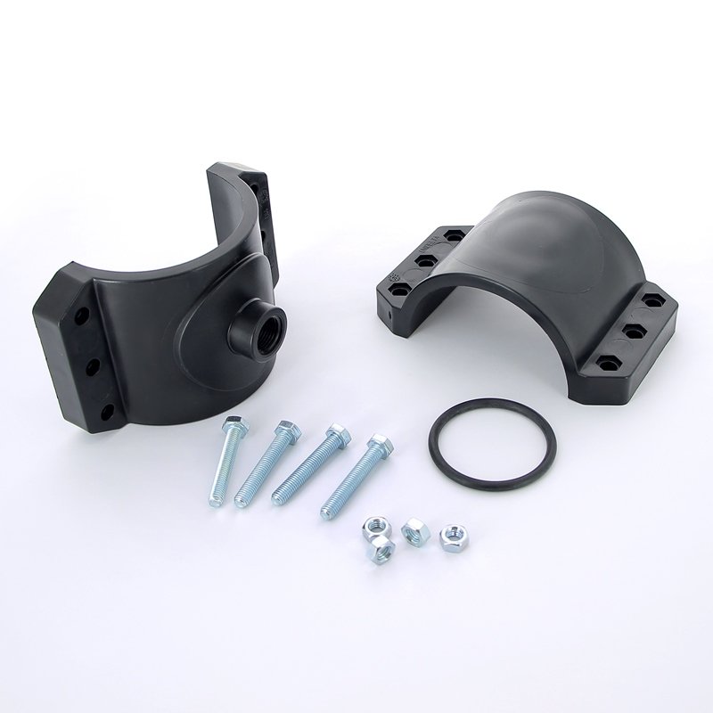 Врезка монтажная 90 x 3/4" ВР, 4 болта, для труб ПНД UNIDELTA 1019090003 - Вид №1