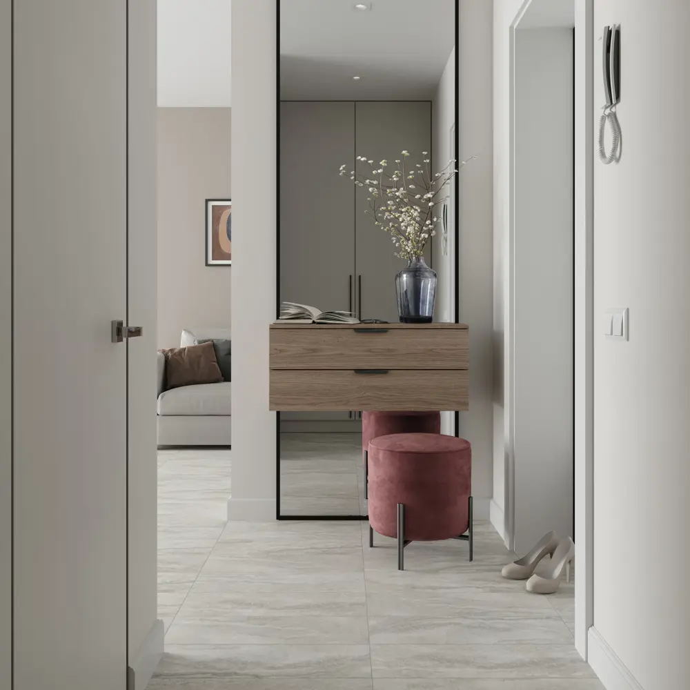 Глазурованный керамогранит LB Ceramics Круча 19.9x60.3 см 0.96 м² матовый цвет серый STLM-2149842 - Вид №2