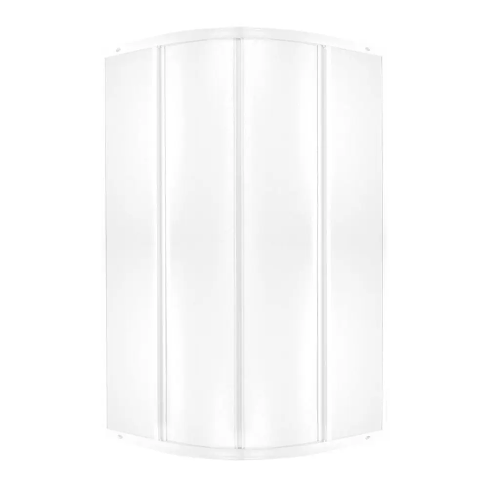 METAKAM Терра - угловая душевая ширма с матовым поликарбонатом 14255514 STLM-0004651 - Вид №1