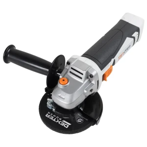 УШМ (болгарка) щеточная аккумуляторная Dexter Power CGA18LD, 18 В Li-ion, 115 мм, без АКБ