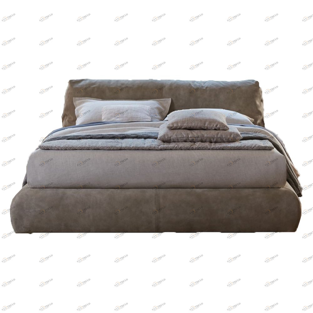 Кровать двуспальная 160х200 серая Sharpei DORELAN SHARPEI 052401 Коричневый 