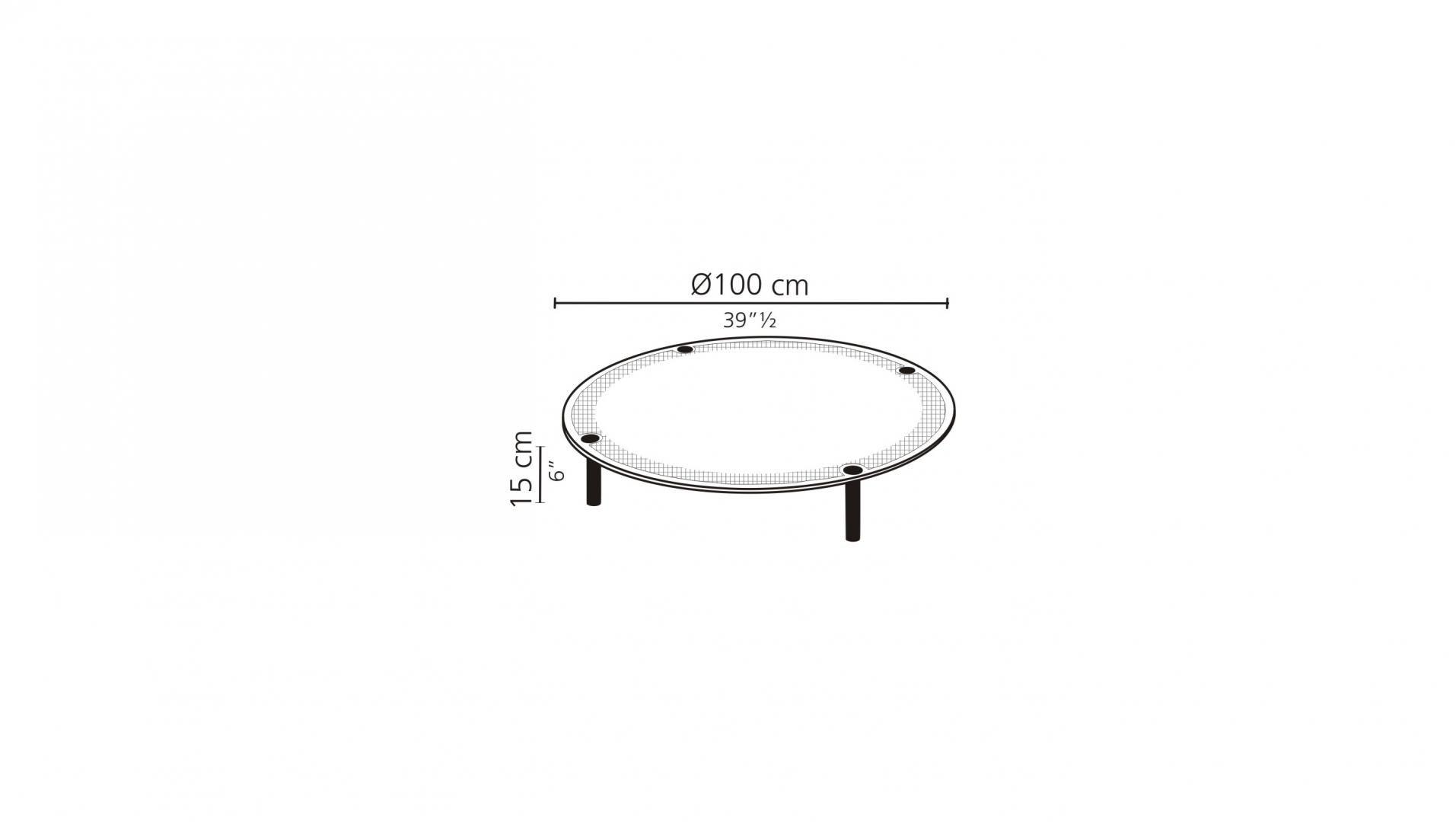 Casamilano Низкий круглый журнальный столик из алюминия и стекла sun-id-1423318 - Вид №5