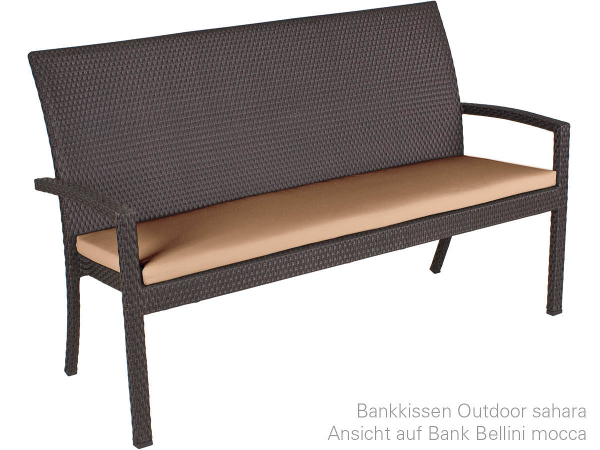 68.00.0127 Скамья Bellini mocca 3-х местная Mbm  - Вид №2