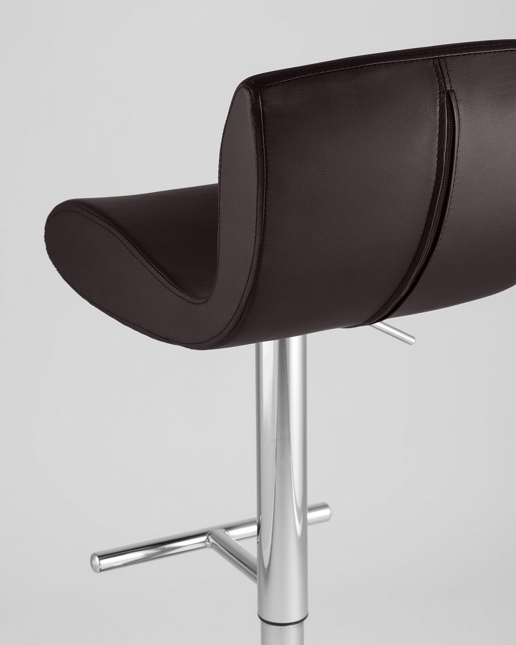 Стул барный со спинкой коричневый из экокожи "Хамер" STOOL GROUP  00-3945979 Коричневый  - Вид №6