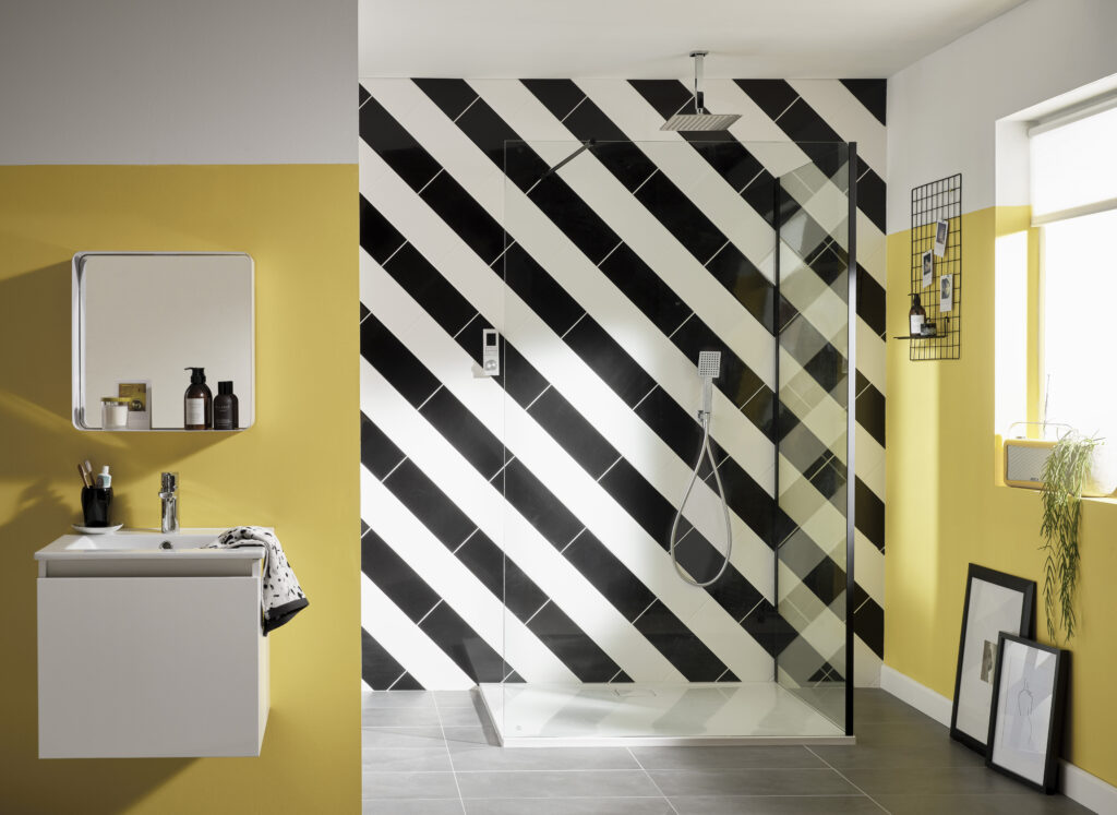 Душевая перегородка S10SW900 Merlyn 10 Series Хромированный