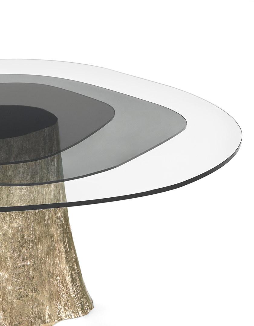 Ginger & Jagger Круглый обеденный стол из дерева и стекла Earth to earth sun-id-1374275 - Вид №2