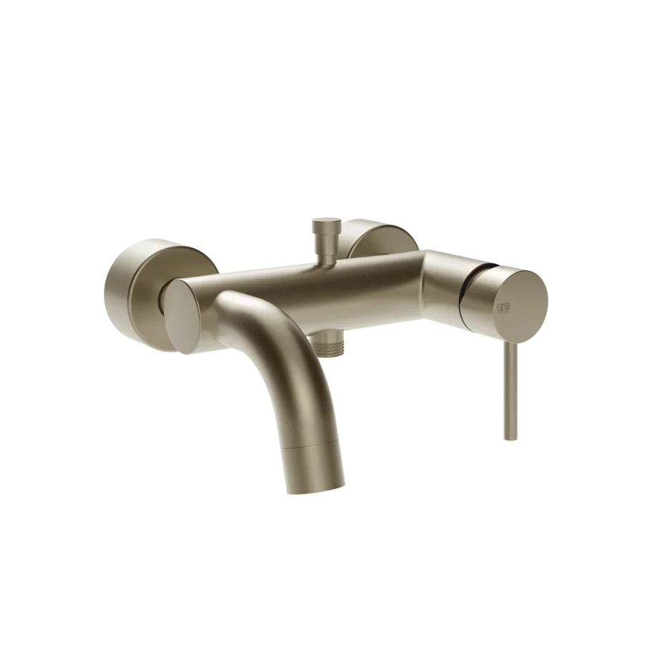 Смеситель для ванны 18613 149 Gessi Via tortona МАТОВЫЙ НИКЕЛЬ FINOX 18613149