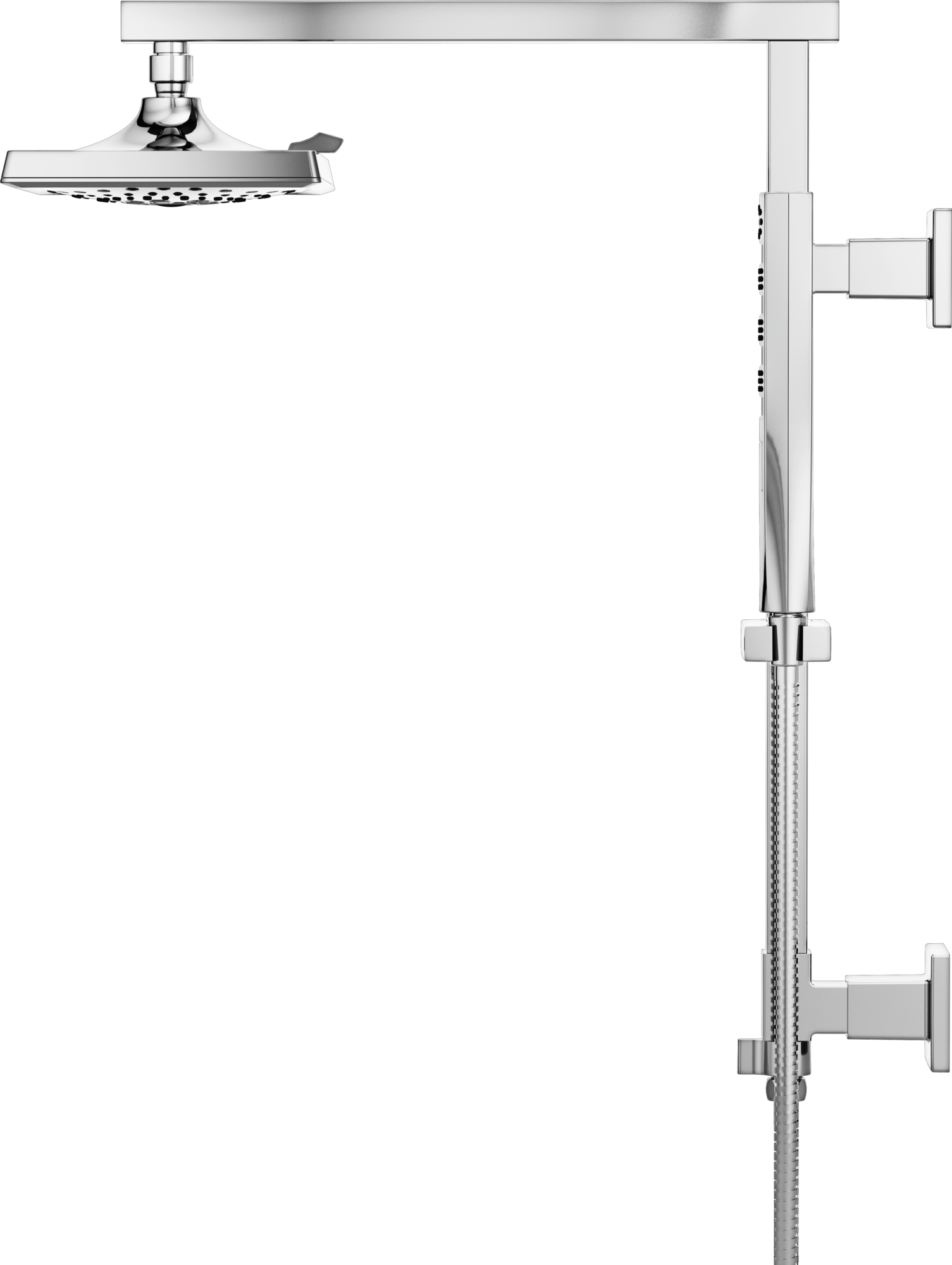 58410-BL Душевая колонна угловая 18 дюймов Delta Faucet Universal Showering Матовый черный  - Вид №14
