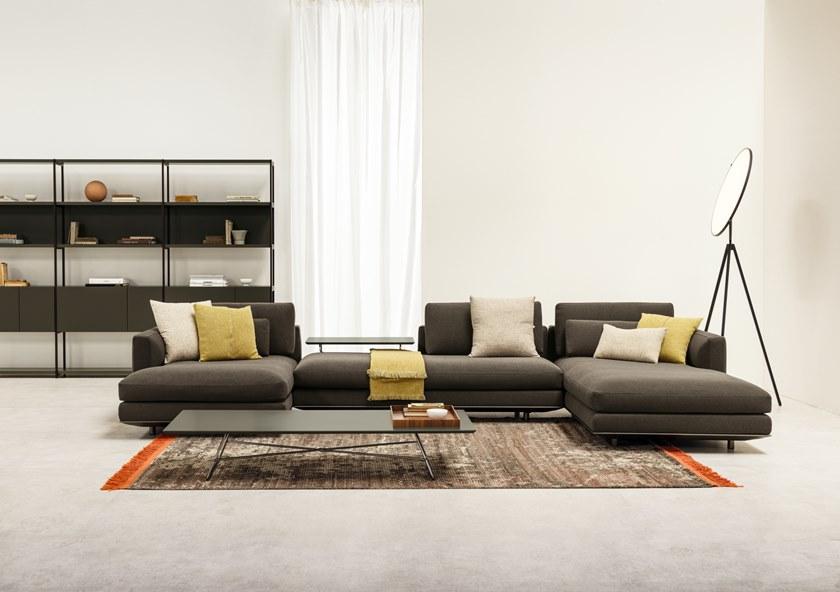 Casamania & Horm Модульный диван со съемным чехлом из ткани или кожи Miles sun-id-1389996 - Вид №5