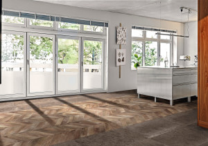 Пол / облицовка керамогранита под дерево