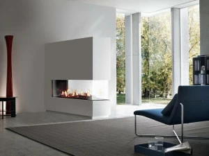 ITALKERO Газовая каминная топка с панорамным остеклением