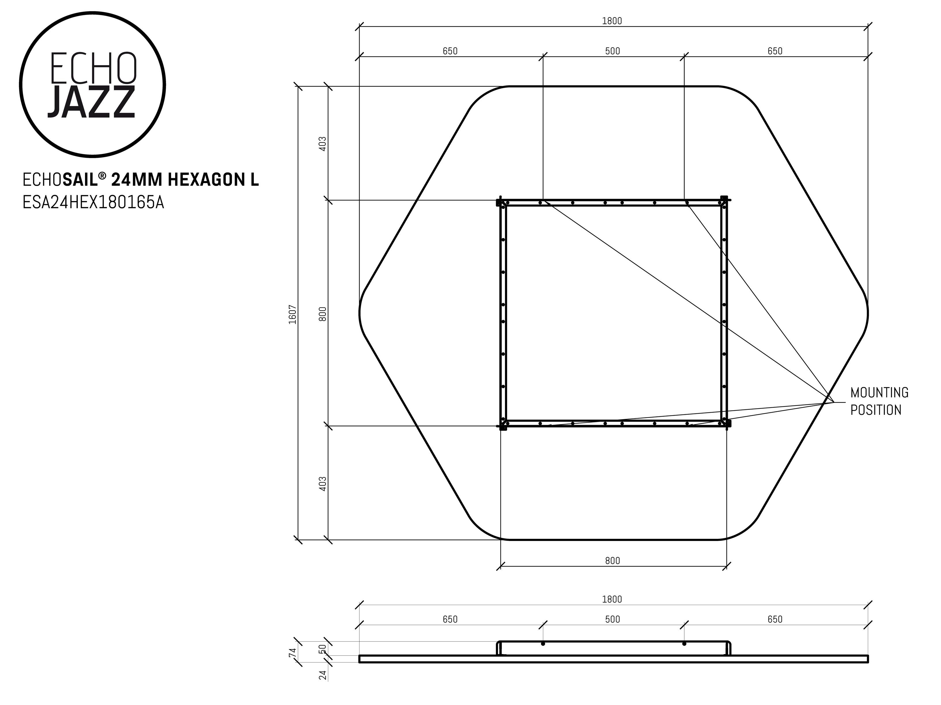 Акустическая подвесная панель из ПЭТ ECHOJAZZ ECHOSAIL® ARCH-00062331 - Вид №14