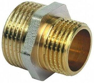 Ниппель  1''x3/4'' латунь TIEMME