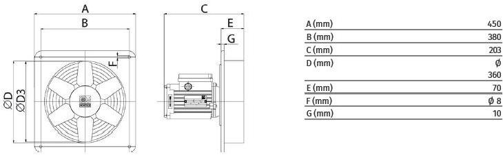 Vortice Спиральный аспиратор Vorticel e 40703 - Вид №1