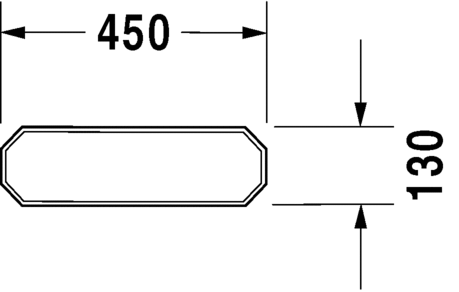 089245..00 1930 Series Полочка Белый Alpin Duravit - Вид №1