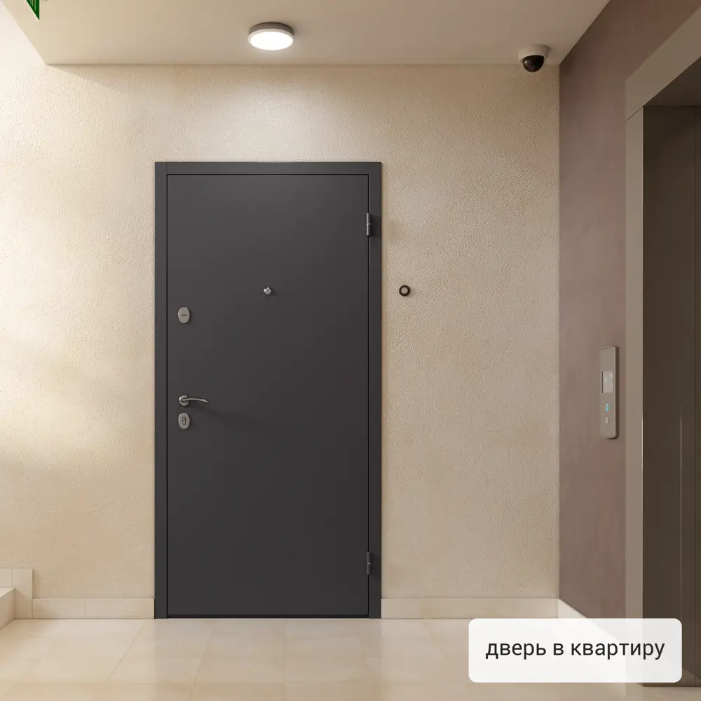 Дверь входная металлическая Берн 2 960 мм левая цвет белое дерево TOREX STLM-2044846 - Вид №14