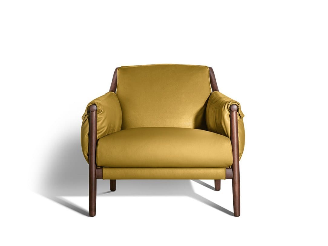 Кожаное кресло с подлокотниками Poltrona Frau коллекция-диваны и кресла ARCH-00036264 - Вид №8