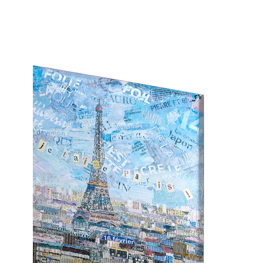 Картина на МДФ Улочки Парижа 30x60 см 3 шт POSTERMARKET STLM-2065195 - Вид №1