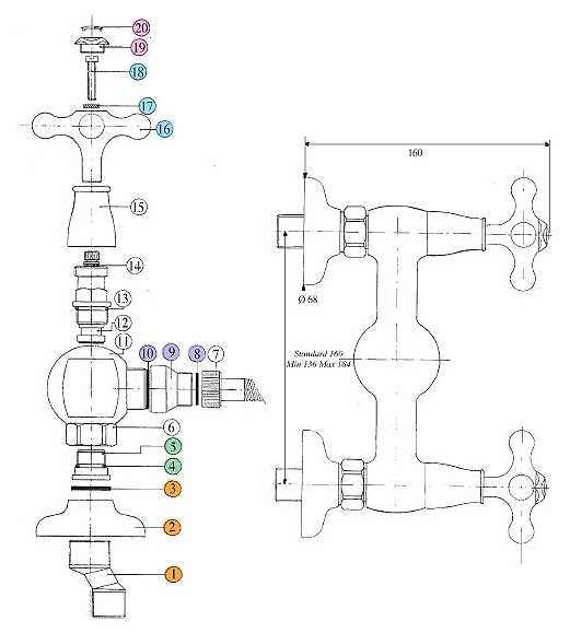 6659200021 Смеситель Bandini Classic Santreyd - Вид №1