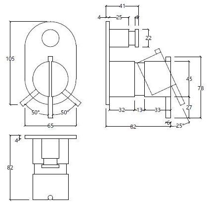 Water Evolution Смеситель для душа / ванны S22 sun-id-1450221 - Вид №4