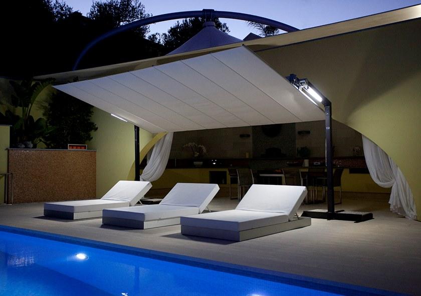 FIM Регулируемый прямоугольный алюминиевый зонт Flexy sun-id-1434751 - Вид №2