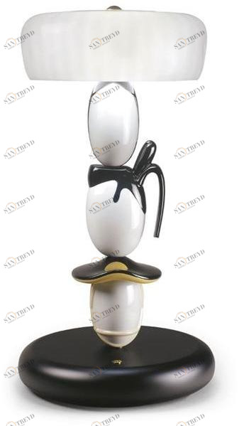 Lladró Настольная лампа из муранского стекла Hairstyle 01017246