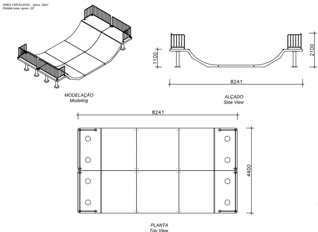 Бетонная спортивная рампа amop Suba Ramps ARCH-00035844 - Вид №16