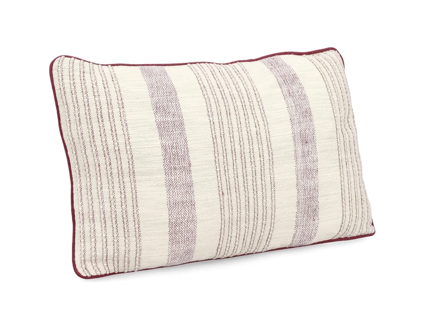 Прямоугольная подушка из ткани BIZZOTTO MORGAN BEIGE BORDEAUX ARCH-00027205