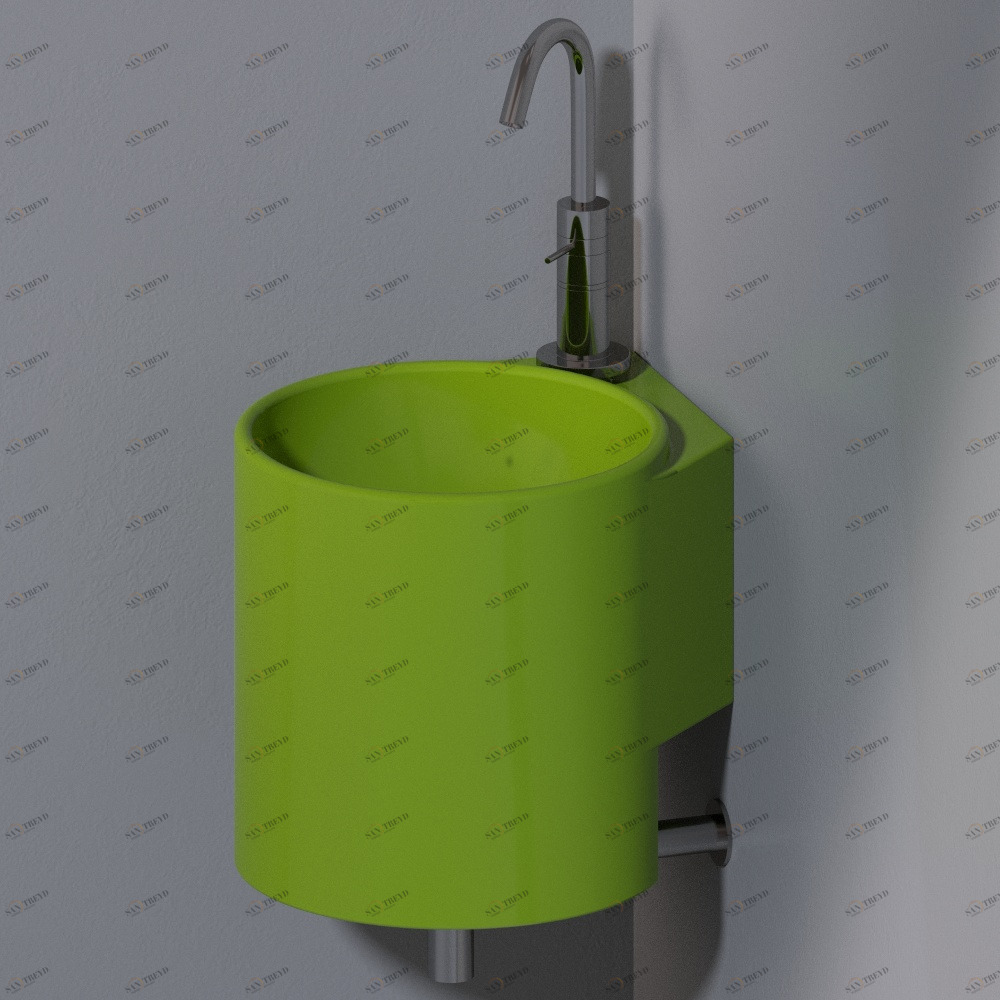 L315T0R1V1.121 Подвесная раковина настенная круглая A. e T. Italia IDEA AeT ITALIA