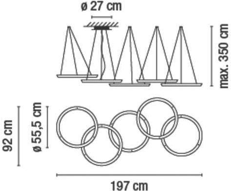 Vibia Подвесной светильник из метакрилата Halo sun-id-1369128 - Вид №8