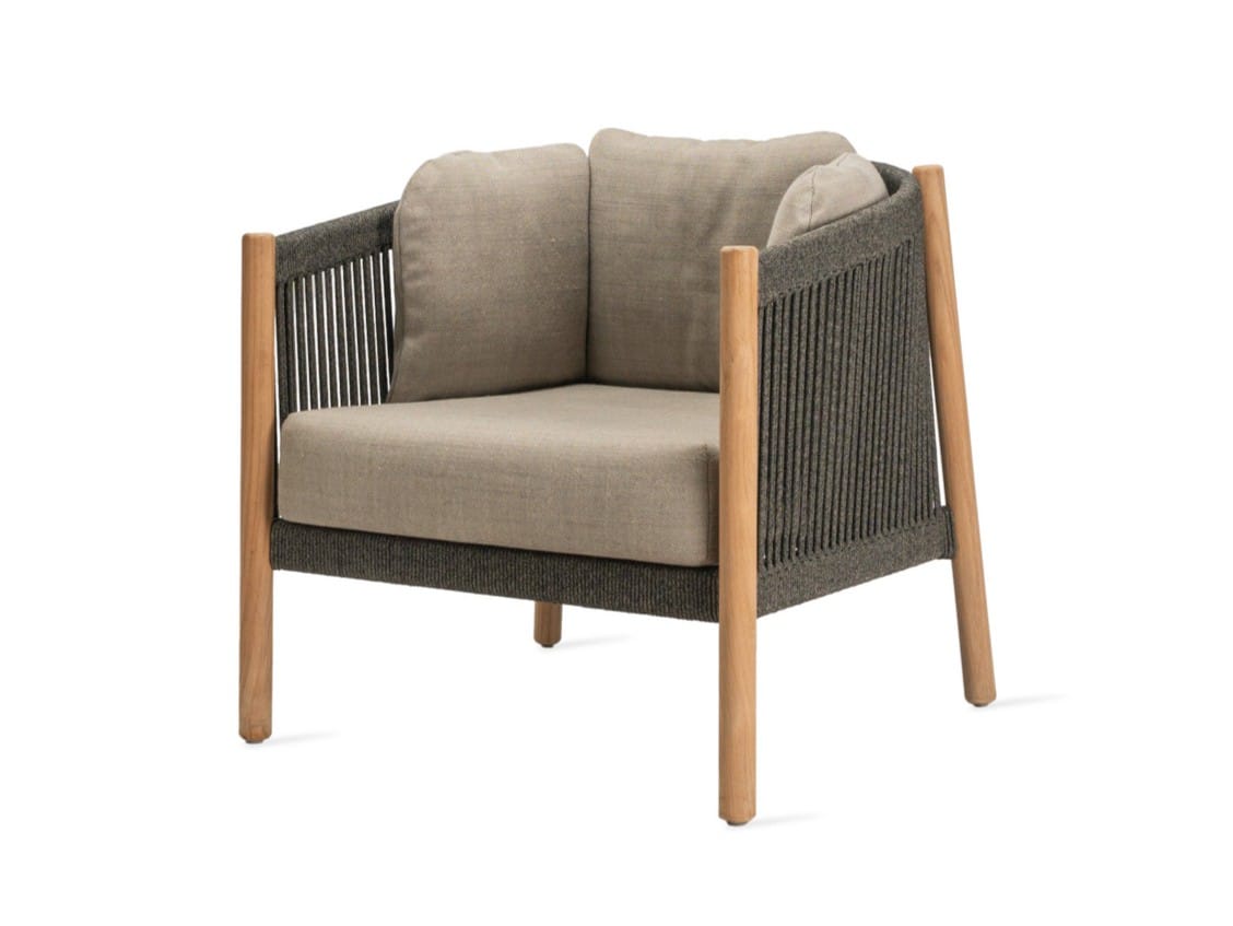 Веревочное садовое кресло с подлокотниками Vincent sheppard медленный ARCH-00146914 - Вид №2